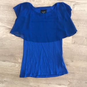 Cobalt blue top
